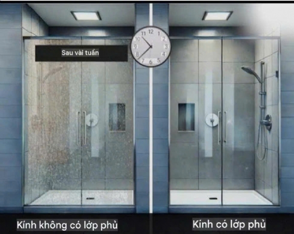 kính chống bám nước